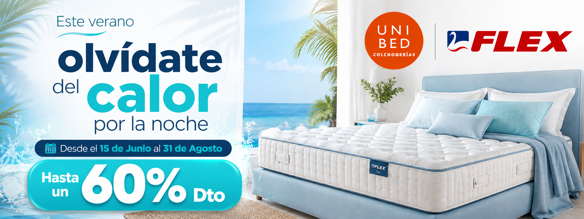 Oferta Unibed Verano Colchones Flex